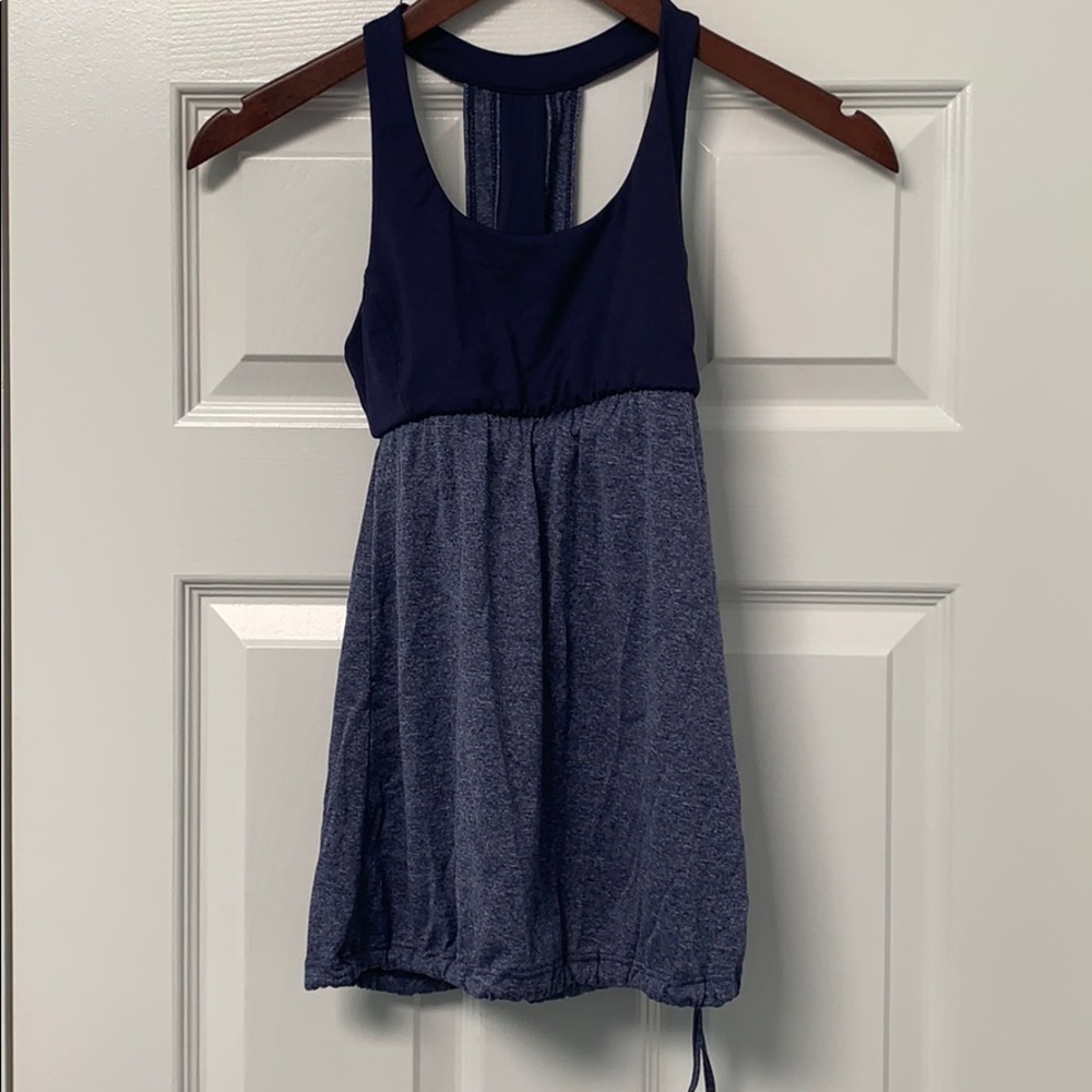 Open back workout tank